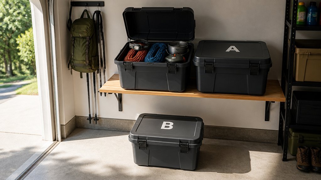 a team b team bin system