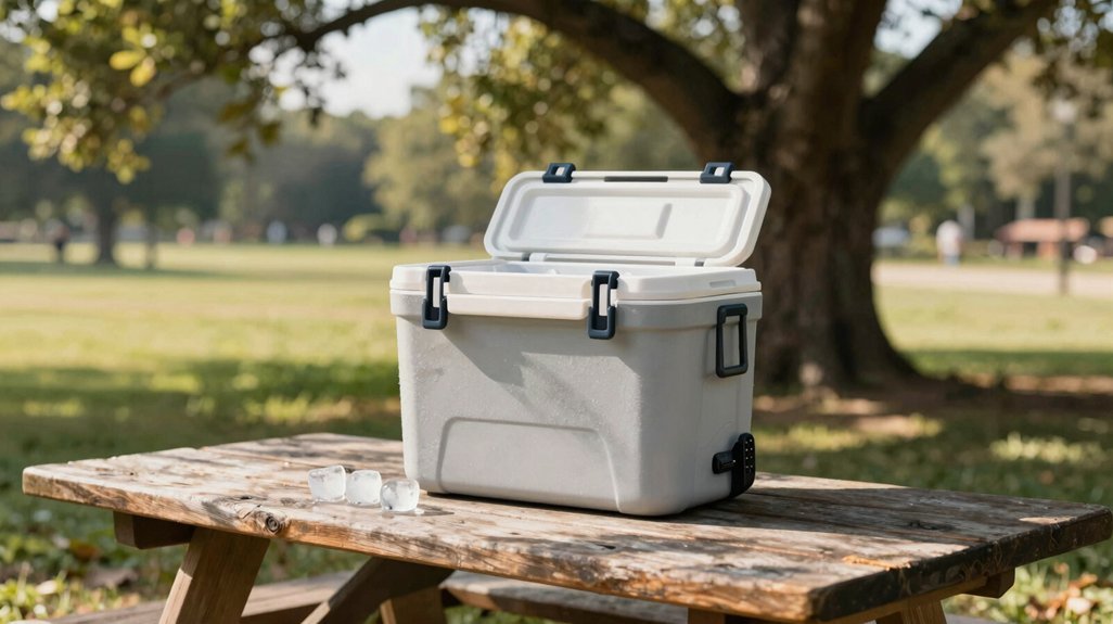 pre chill cooler for maximum ice retention