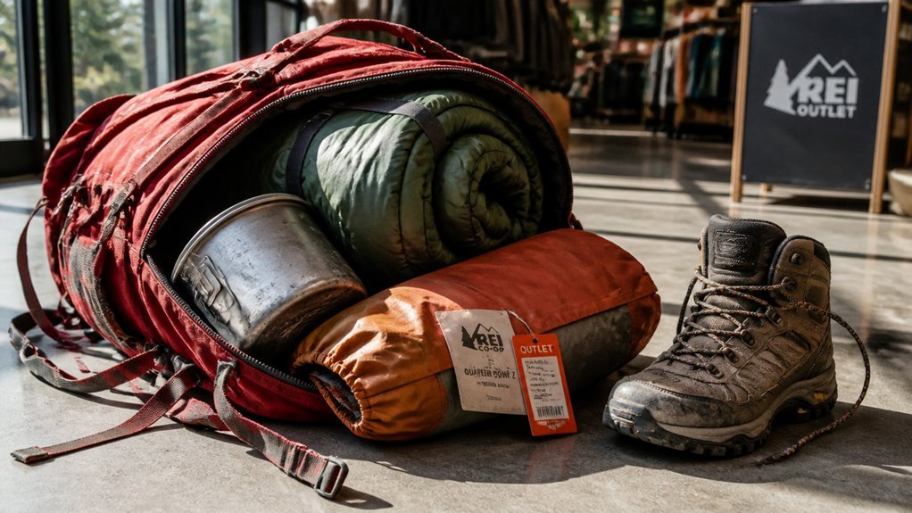 rei outlet vs garage sale savings