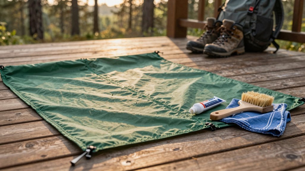 sealing a tent seams tutorial