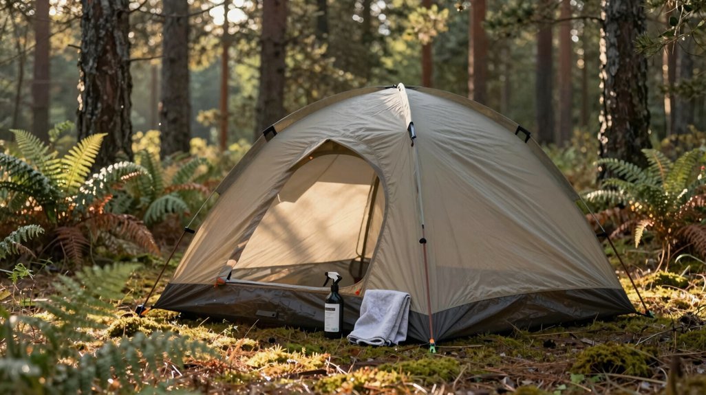waterproofing a tent comprehensively
