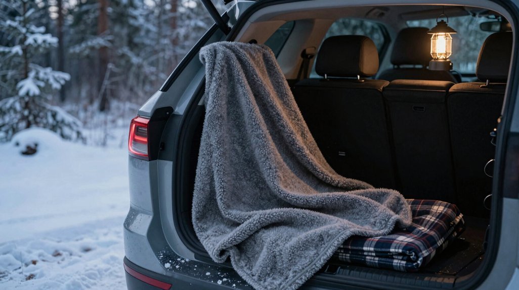 winter car camping stay warm tips